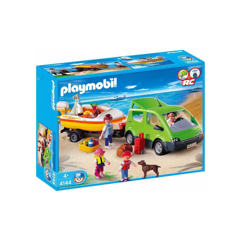 Playmobil 4144 Coche familiar con lancha ¡Oferta!