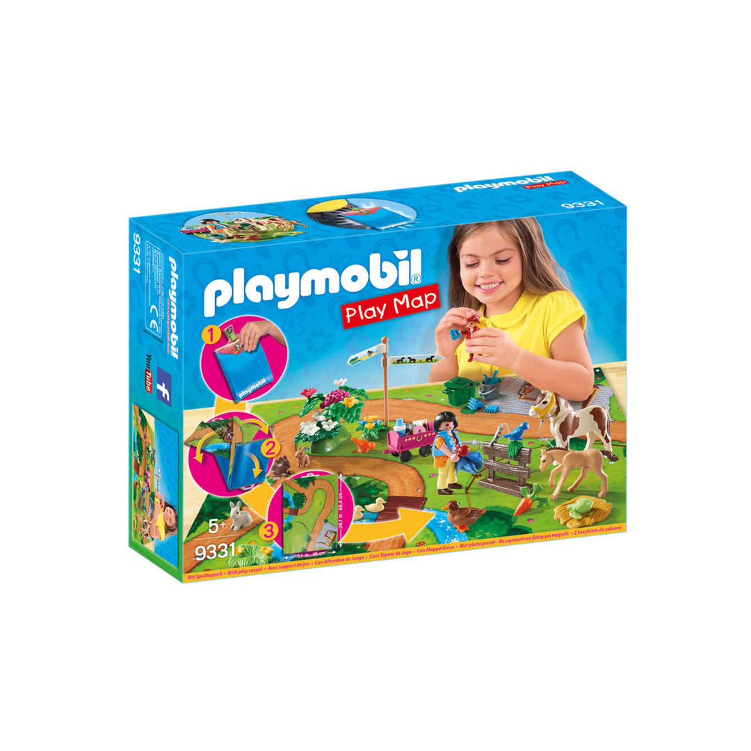 Playmobil 9331 Play Map Excursión a caballo ¡Nuevo!