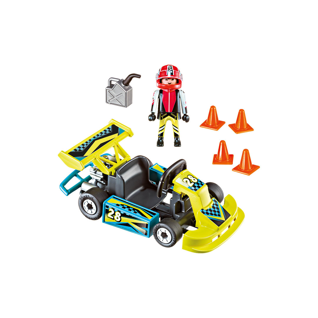 Playmobil 9322 Maletín Go Kart ¡Action!