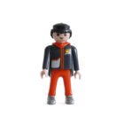 Playmobil Esquiador negro naranja ¡Mercadillo!