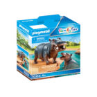 Playmobil 70354 Hipopótamo con cría ¡Family fun!