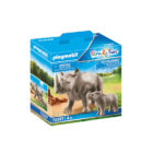 Playmobil 70357 Rinoceronte con cría ¡Family fun!