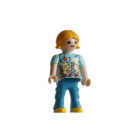 Playmobil Niña de azul con zapatos amarillos ¡Mercadillo!