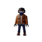Playmobil Ladrón de azul y marrón ¡Mercadillo!