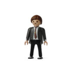 Playmobil Marty Macfly con traje y corbata ¡Mercadillo!