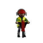 Playmobil Obrero con martillo neumático ¡Mercadillo!