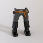 Playmobil Piernas grises con cinturón y botas ¡Despiece!