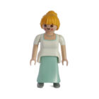 Playmobil Aldeana de azul y blanco ¡Mercadillo!