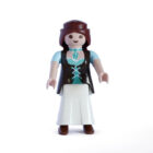 Playmobil Aldeana de azul