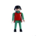 Playmobil Aldeano de verde rojo ¡Mercadillo!