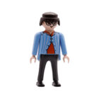 Playmobil Chico descamisado de azul y gris ¡Mercadillo!