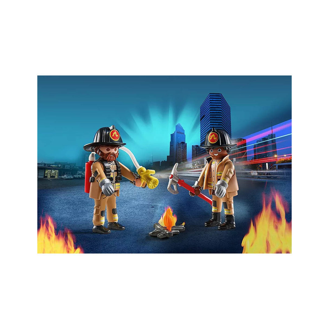 Playmobil 71207 DuoPack Bomberos ¡Duo-pack! | clickclack.es