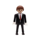 Playmobil Chico con traje negro y corbata ¡Mercadillo!