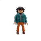 Playmobil Chico con plumífero verde ¡Mercadillo!