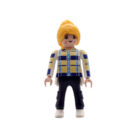 Playmobil Chica rubia con camisa a cuadros ¡Mercadillo!