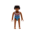 Playmobil Chica morena con bañador ¡Mercadillo!