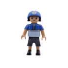 Playmobil Niña de azul con casco ciclista ¡Mercadillo!