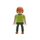 Playmobil Chico pelirrojo de verde ¡Mercadillo!