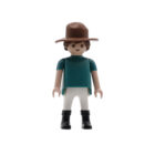 Playmobil Granjero gordo verde y blanco ¡Mercadillo!