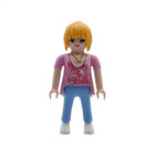 Playmobil Chica hippie de rosa y azul ¡Mercadillo!