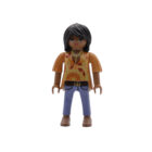 Playmobil Chica hippie naranja y azul ¡Mercadillo!