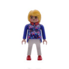 Playmobil Chica embarazada de azul y blanco ¡Mercadillo!