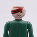 Playmobil Cabeza con barba y pañuelo rojo ¡Despiece!