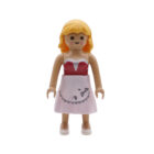 Playmobil Chica rubia con falda rosa ¡Mercadillo!