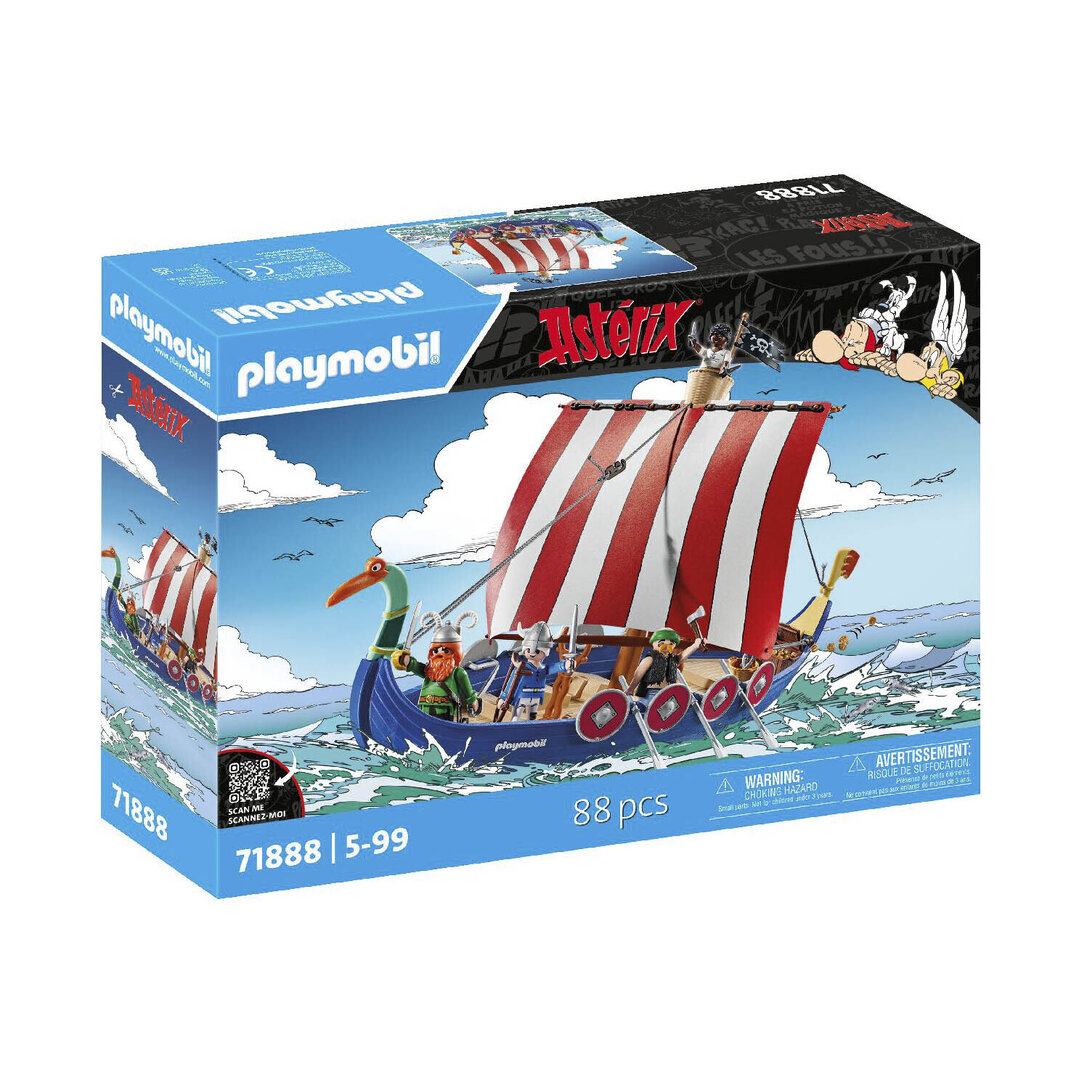 Playmobil 71888 Astérix: barco pirata ¡Nuevo!