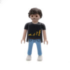 Playmobil Chico de negro y azul ¡Mercadillo!