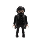 Playmobil Caballero de negro con abrigo ¡Mercadillo!